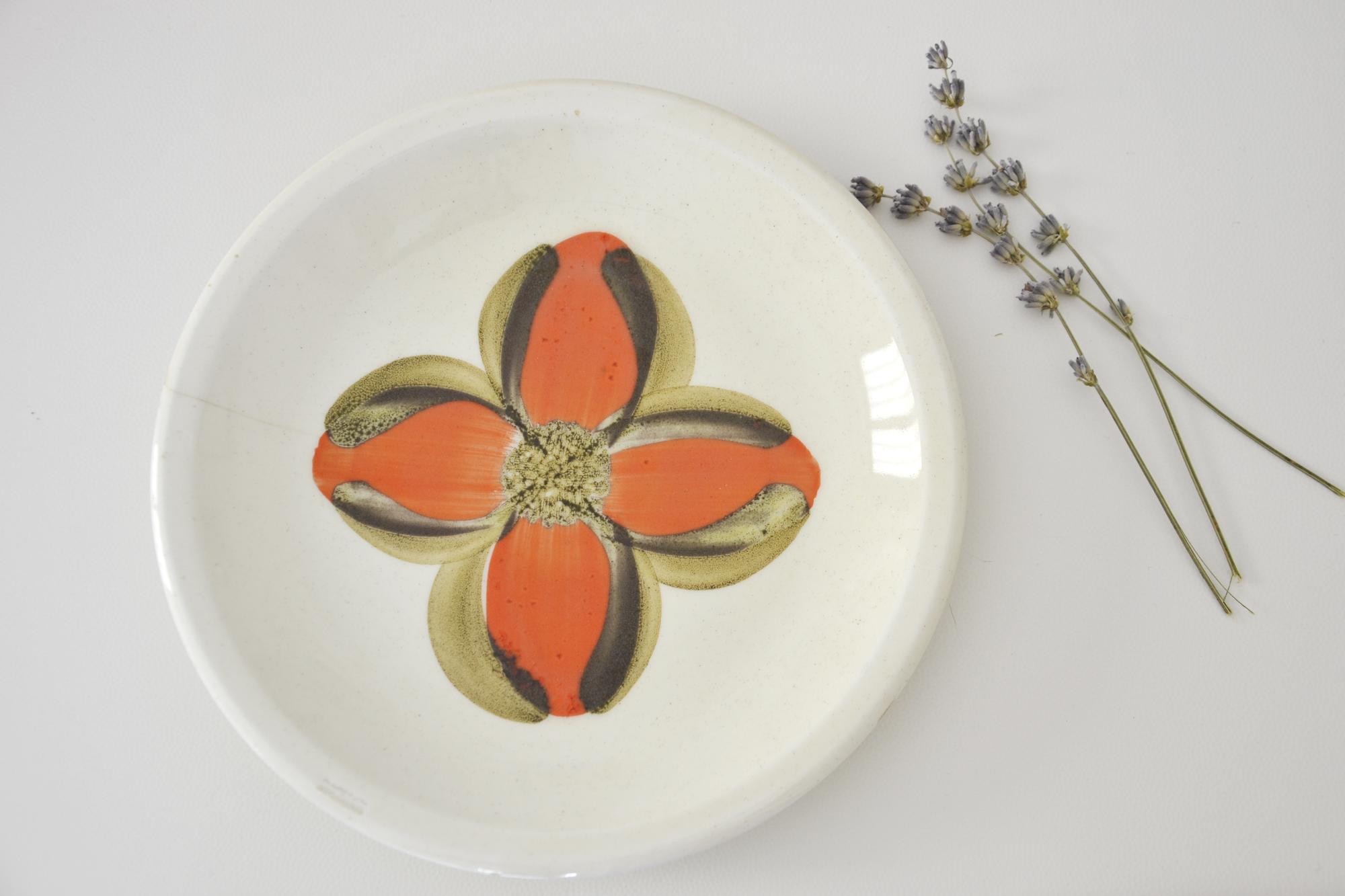 Danie sezonowe na ceramicznym talerzu